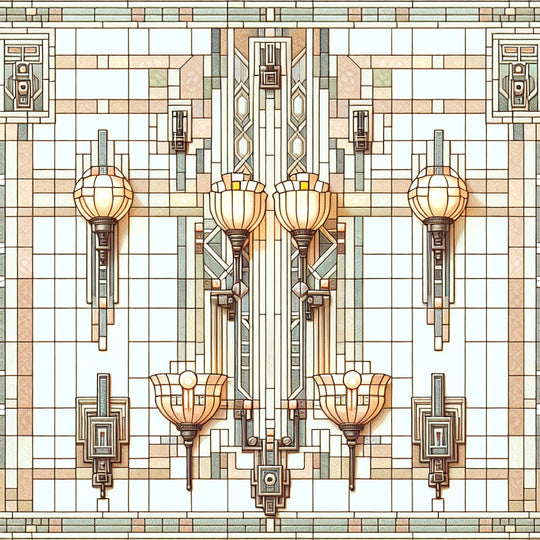 art deco wall sconces
