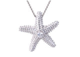 PRECIOUS SILVER 18MM SEA STAR PENDANT