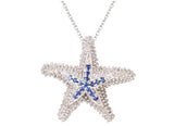 PRECIOUS SILVER 18MM STARFISH PENDANT