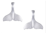 PRECIOUS SILVER 15MM "WHALE TAIL" EARRINGS