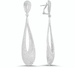 18K white gold earrings with 8.99 CT diamonds