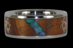 Tres Falls Australian Opal Titanium Ring