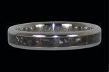 Black Pearl Titanium Ring