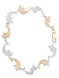 14K "JUMPING SINGLE" DOLPHIN BRACELET