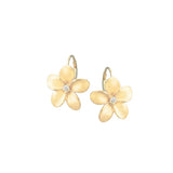 PLUMERIA HAWAIIAN DIAMOND EARRINGS
