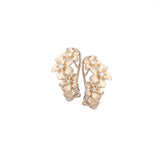 14K YELLOW GOLD PLUMERIA EARRINGS