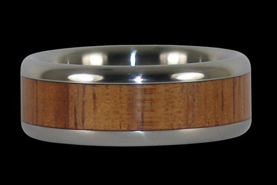 Hawaiian Feuer Koa Titan Ring Band