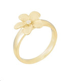 14K DIAMOND FLOWER RING