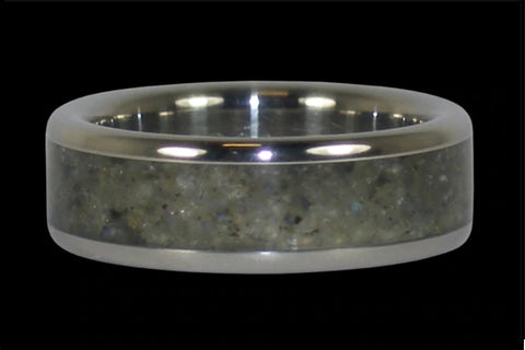 Labradorite Titanium Ring
