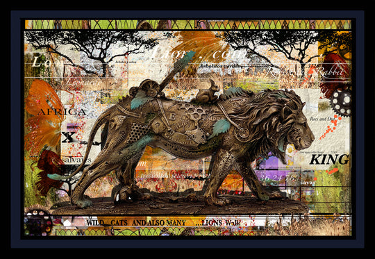 Leonardo Relief Large Mixed Media