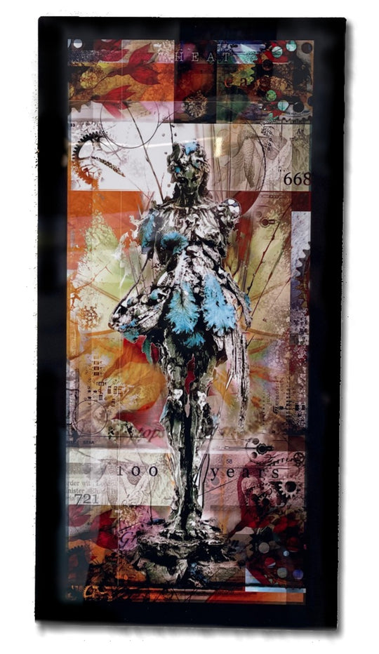 María el recolectador de metal impresión