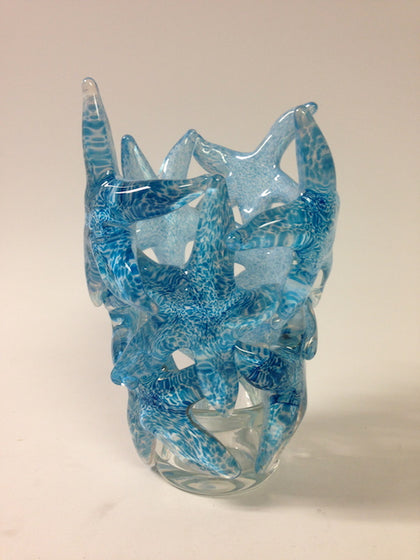 Jarrón de clúster de estrellas estelares azules
