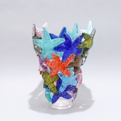 Multicolor Starfish Cluster Vase