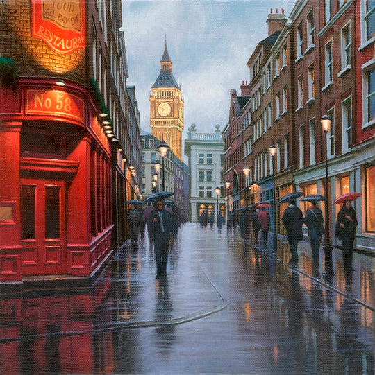 Hilera de restaurantes