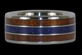 Big Kahuna Titanium Ring mit Lapis