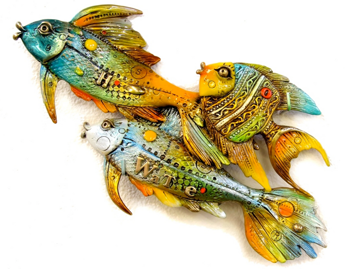 Fishies going Left Nano Lopez Dolphin Galleries