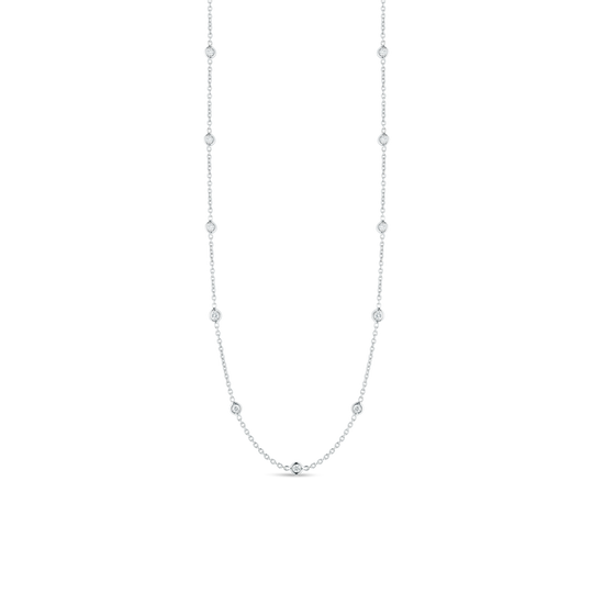 Signatur Diamant Strang Halskette