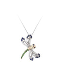 14K "Hawaiian Petroglyph" HONUS PENDANT avec 9 saphirs blancs
