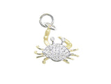 14K 2/TONE CRAB CHARM