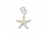 14K 2/TONE 16MM SEA STAR CHARM