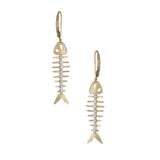 Boucles d'oreilles de crabe en argent précieux avec 4 diamants et 2 tanzanite