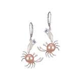 22MM CRAB LEVERBACK EARRINGS