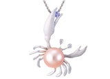 PRECIOUS SILVER 22MM CRAB PENDANT