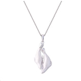 PRECIOUS SILVER  20mm SEAL PENDANT