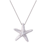 PRECIOUS SILVER SEA STAR PENDANT 