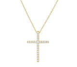 Signature Diamond Cross Necklace (3 Sizes)