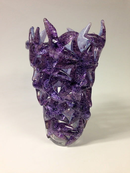 Purple Starfish Cluster Vase